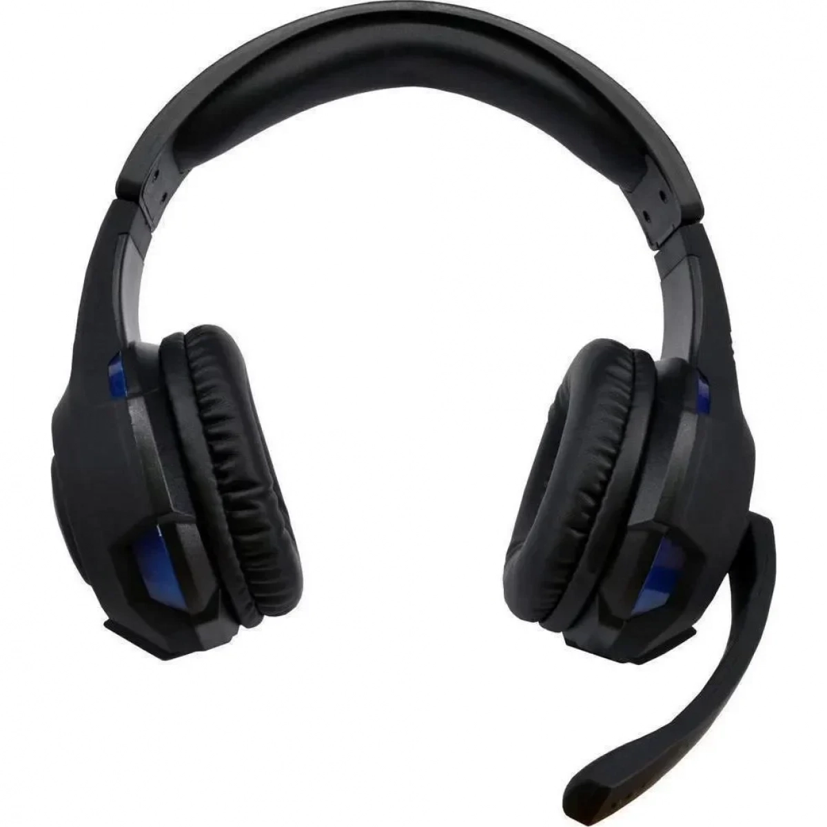 Ακουστικά Stereo KOMC USB Headphones G301, σε μπλε χρώμα