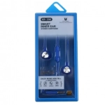 Ακουστικά Handsfree Karler Bass KR-206, σε μπλε χρώμα