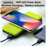 Power Bank Wireless Remax RPP-103 10000mA, σε γαλάζιο χρώμα