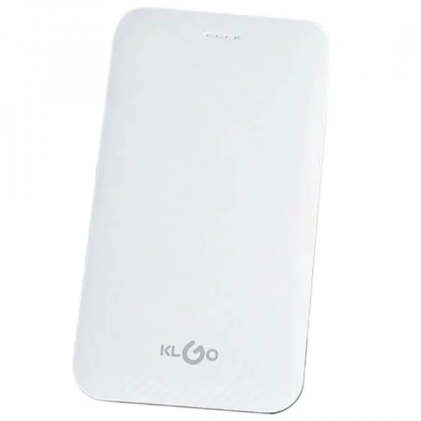 Power Bank KLGO KP-61 6000mAh, σε λευκό χρώμα