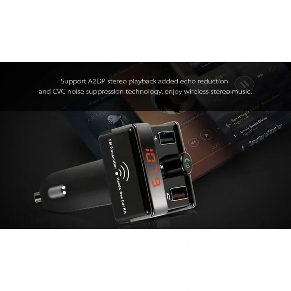 Bluetooth Hands-Free Car Kit Fm Transmitter – OEM A7