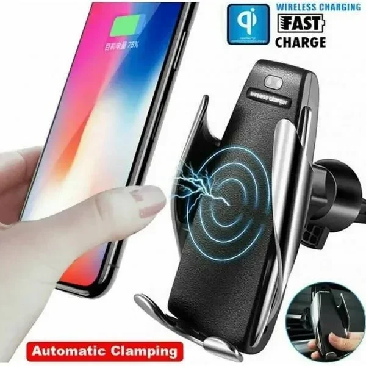 Βάση Κινητών Αυτοκινήτου Car Wireless Charger s5
