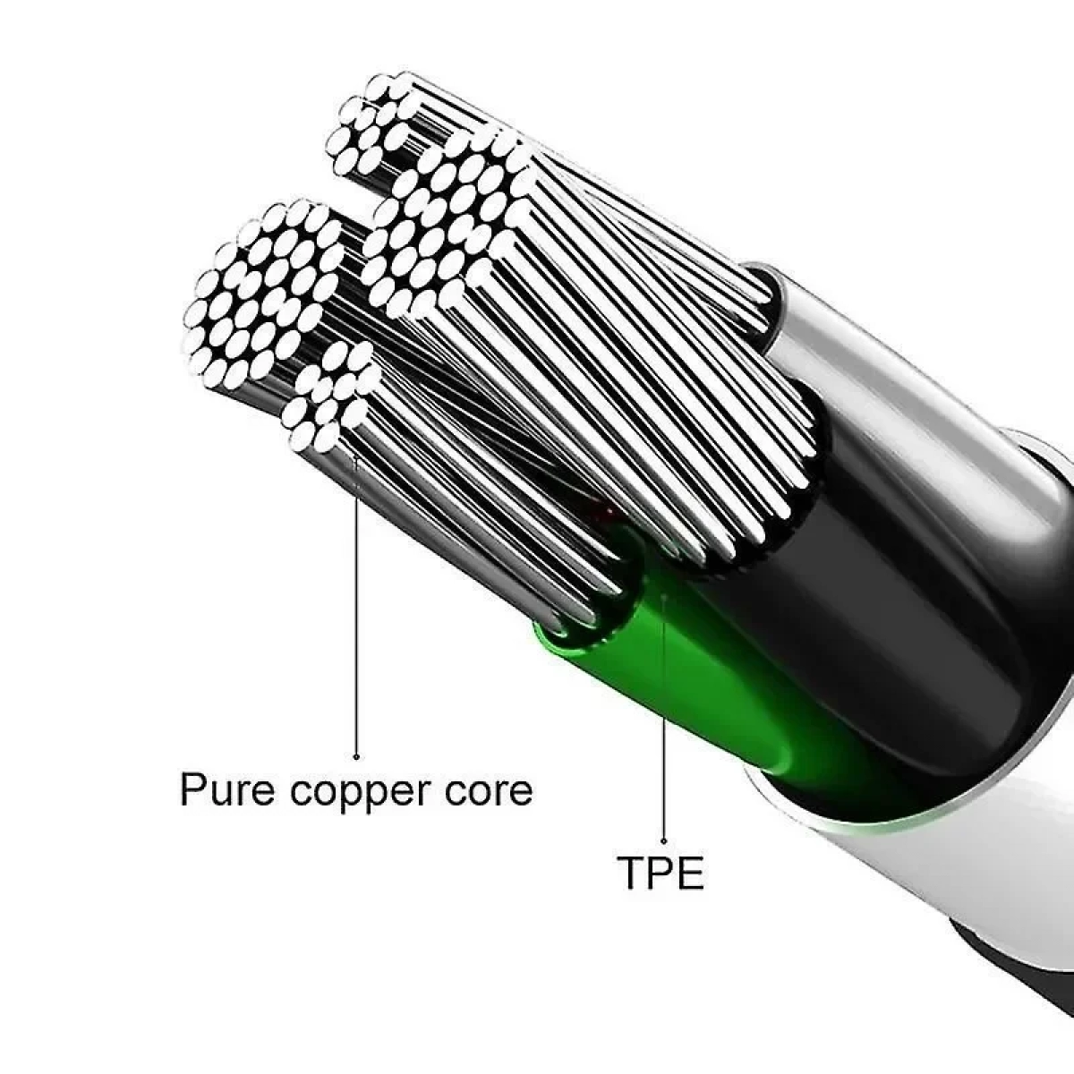 Καλώδιο Awei CL-61 Usb to Micro Usb, σε μαύρο χρώμα