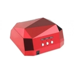 Επαγγελματικό Φουρνάκι Νυχιών 36W Quick CCFL W-24 για ημιμόνιμο μανικιούρ - πεντικιούρ κόκκινο χρώμα