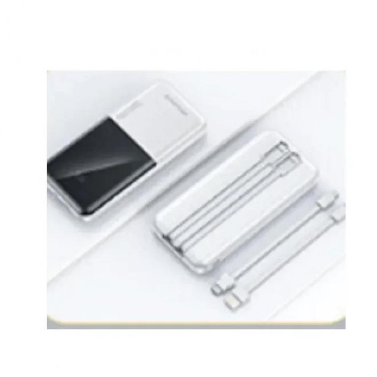 Powerbank εξωτερική μπαταρία με φακό AWEI P40K 10.000mAh, σε λευκό χρώμα