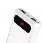 Power Bank Awei P70K 20000 mAh, σε λευκό χρώμα