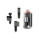 Φορτιστής αναπτήρα με ασύρματο ακουστικό bluetooth Ldnio CM21, σε γκρι χρώμα