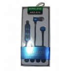 Bluetooth Ακουστικά Metal In-Ear AKZ-S19, σε μπλε χρώμα