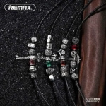 Καλώδιο - Κόσμημα Remax RC-058m Data Cable Jewellery Usb to Micro Usb, σε κόκκινο χρώμα