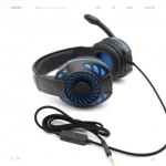 Στερεοφωνικά Ακουστικά Gaming KOMC S60, σε μπλε χρώμα