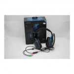 Ακουστικά Stereo KOMC G302 με Μικρόφωνο και Διπλό Κονέκτορα 3.5 mm, σε μπλε χρώμα