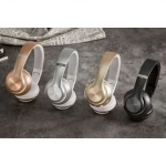 Ασύρματα Ακουστικά Gjby CA-011 Foldable Bluetooth Headset, σε ασημί χρώμα