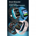 Smartwatch T70, σε μπλε χρώμα
