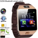 Smartwatch DZ09, σε ροζ/χρυσό χρώμα
