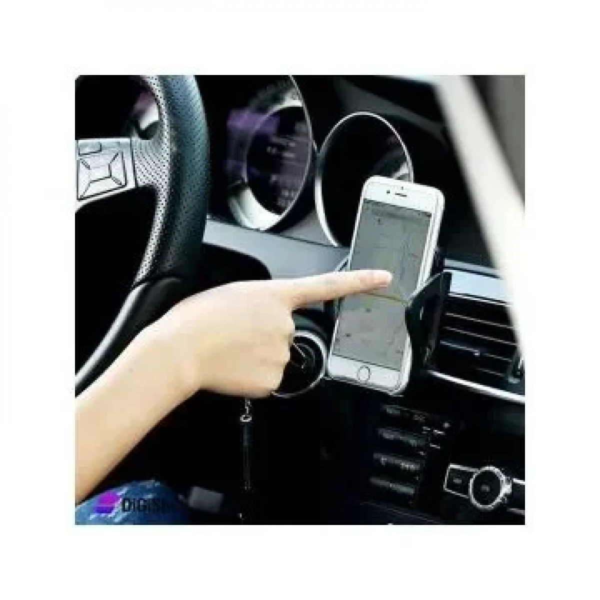 Βάση στήριξης αεραγωγού Remax RM-C13 Car Holder Air Vent, σε μαύρο/κίτρινο χρώμα