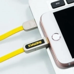 Καλώδιο Σύνδεσης Remax RC-067t Armor 2in1 Για Lightning & Micro Usb, σε κίτρινο χρώμα