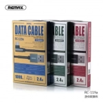 REMAX Γωνιακό Καλώδιο Μεταφοράς Δεδομένων 90° Type C RC-119a 1m, σε μπλε χρώμα