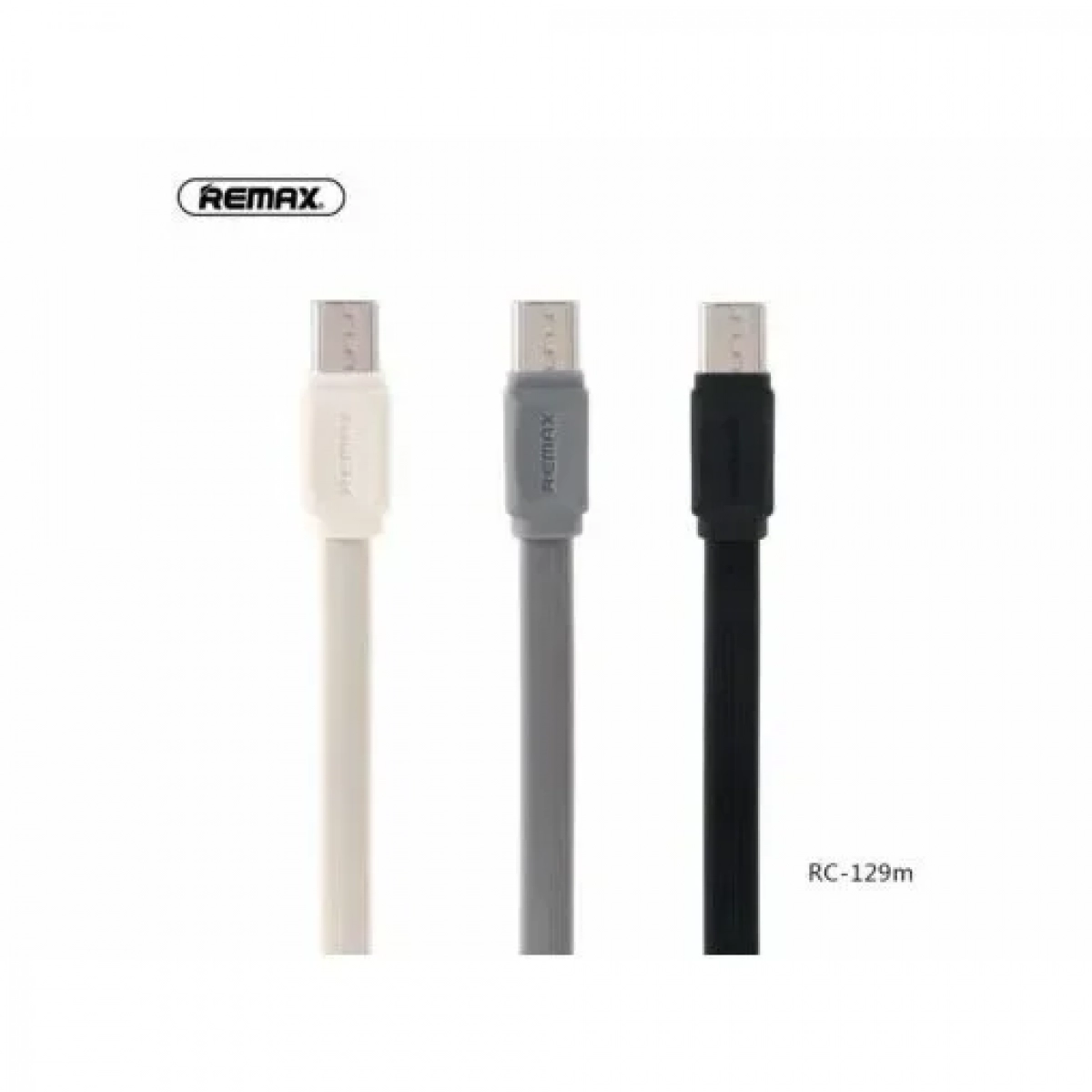 Καλώδιο Φόρτισης Remax Fast Safe RC-129m για Micro Usb 1m, σε λευκό χρώμα