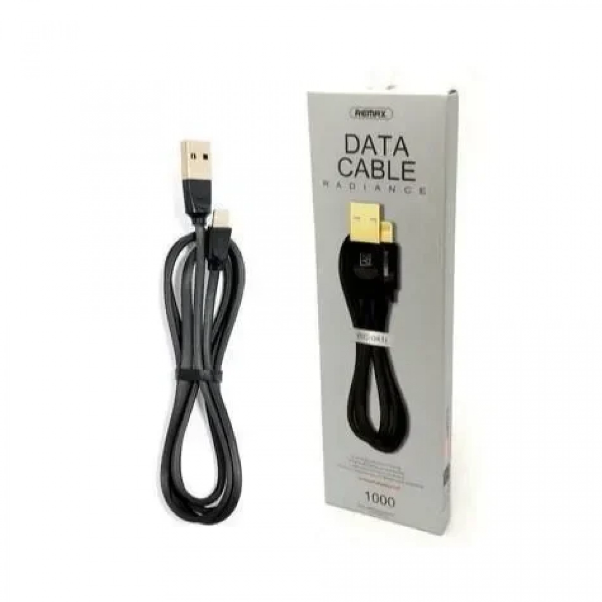 Καλώδιο USB To Lightning REMAX Radiance RC-041i, σε μαύρο χρώμα