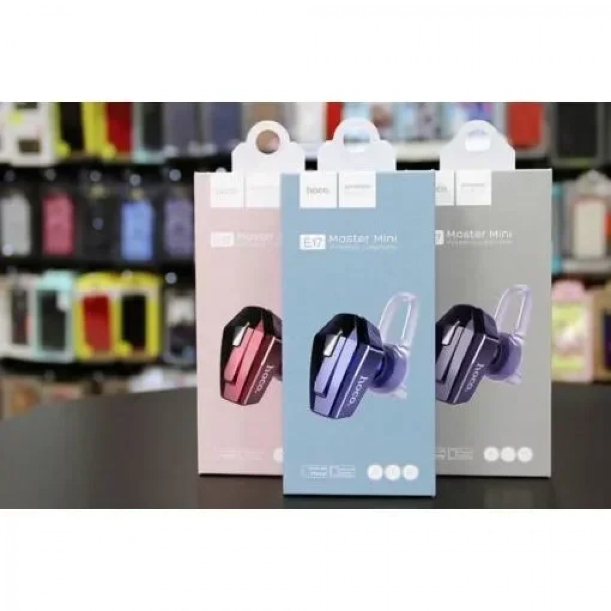 Ασύρματα Bluetooth Ακουστικά HOCO E17, σε μπλε χρώμα