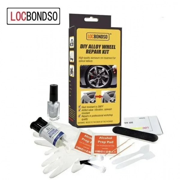 Κιτ Επισκευής Ζάντας Αλουμινίου Ασημί - DIY Alloy Wheel Repair Kit