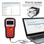 Ψηφιακό διαγνωστικό αυτοκινήτων OBDII/EOBD Konnwei KW818, σε κόκκινο χρώμα