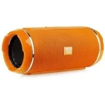 Φορητό αδιάβροχο Ηχείο Bluetooth T&G TG-116, σε πορτοκαλί χρώμα