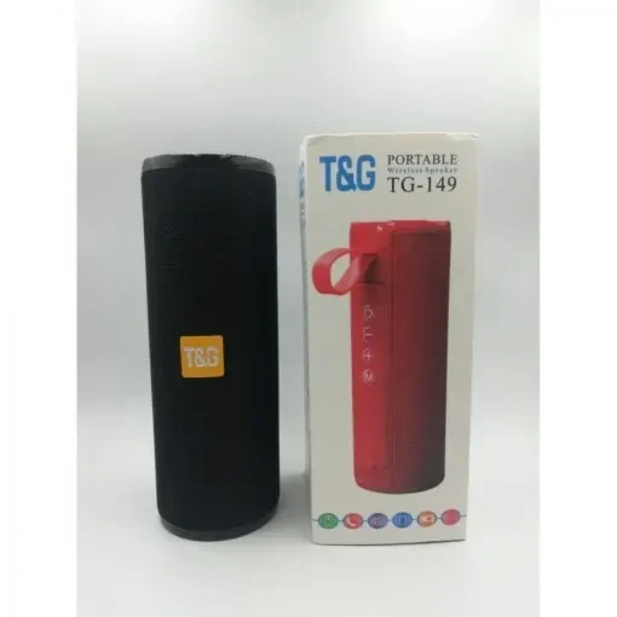 Φορητό Ηχείο T&G TG149 Wireless Bluetooth Speaker Portable, σε μαύρο χρώμα