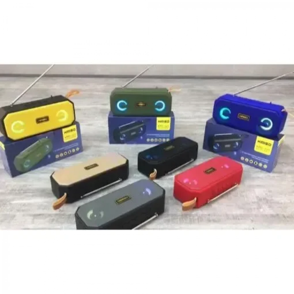Kimiso KMS-221 φορητό ηχείο ,10W, Bluetooth 5.0,FM, Usb, MicroSd, 1200mAH, σε χρυσό χρώμα