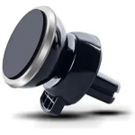 Μαγνητική Βάση Αεραγωγού Αυτοκινήτου OEM Universal Air Vent Magnetic Car Mount Holder For Smartphones / Iphones, σε ασημί χρώμα