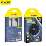 Καλώδιο Φόρτισης Awei CL-35 1.5m USB Type-C Fast Charging Cable, σε μπλε χρώμα