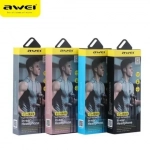 Ακουστικά Handsfree In-Ear Awei ES-860i, σε ροζ χρώμα