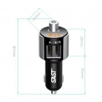 Mini Bluetooth Mp3 Player & Φορτιστής 2 x USB 2A Αυτοκινήτου – Car FM Transmitter CM-C27 - Cb