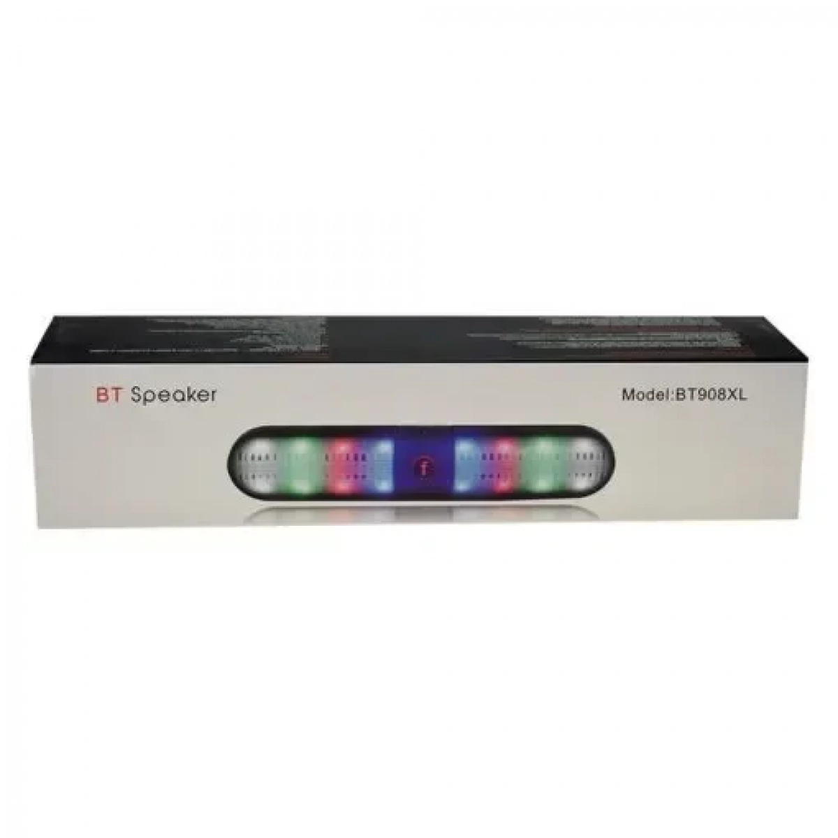 Mini Φορητό Bluetooth Ηχείο USB/SD/AUX FM Radio Multimedia Player BT908 LED, σε λευκό χρώμα