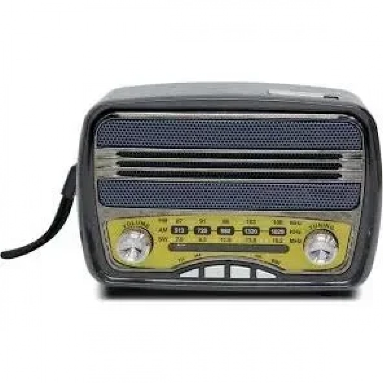 Vintage Ηχείο Bluetooth & Ραδιόφωνο Meier M-166BT, σε ασημί χρώμα