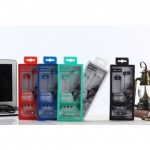 Ενσύρματα ακουστικά Handsfree ELMCOEI EV-125, σε κόκκινο χρώμα