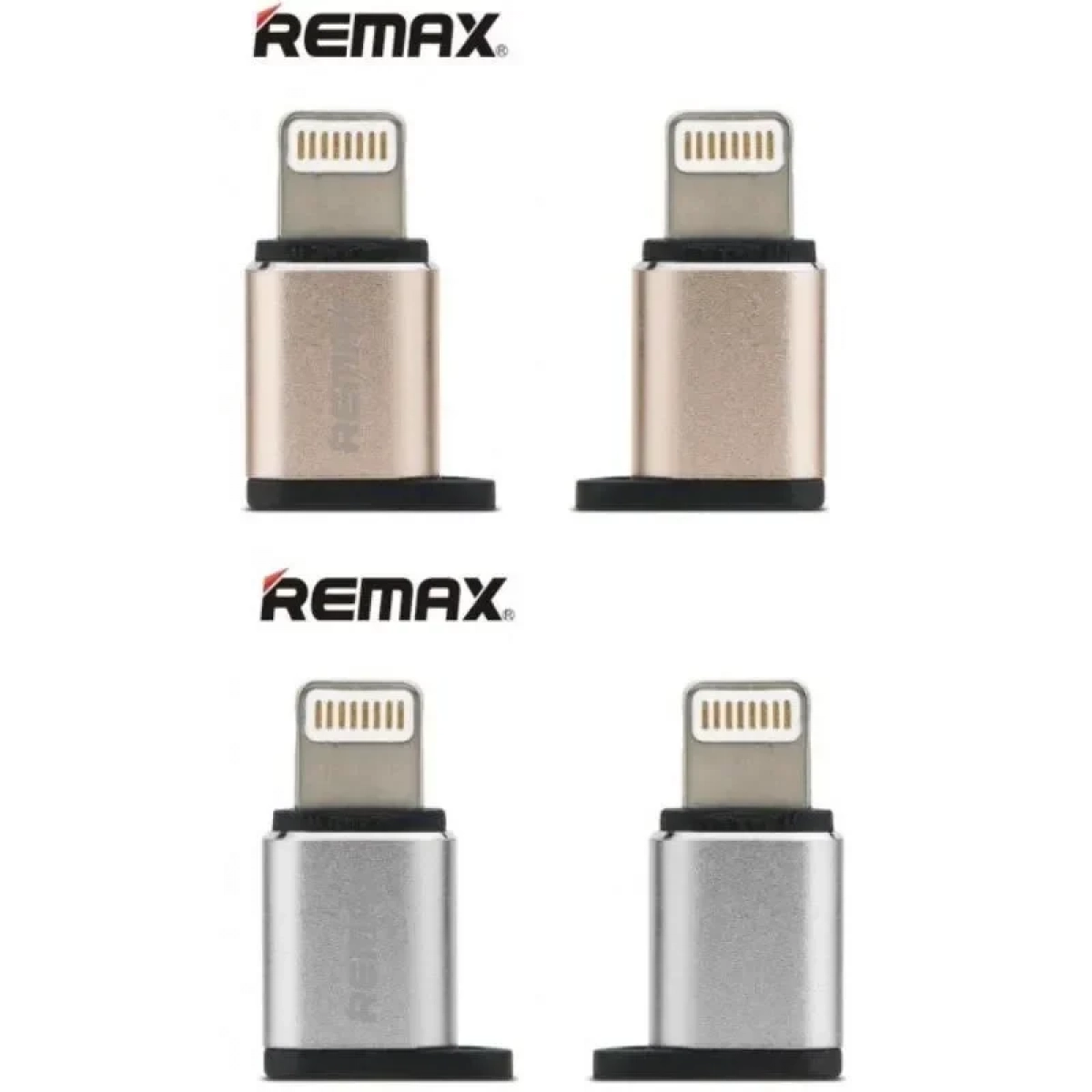 Remax Micro USB σε Lightning Port (RA-USB2), σε ασημί χρώμα