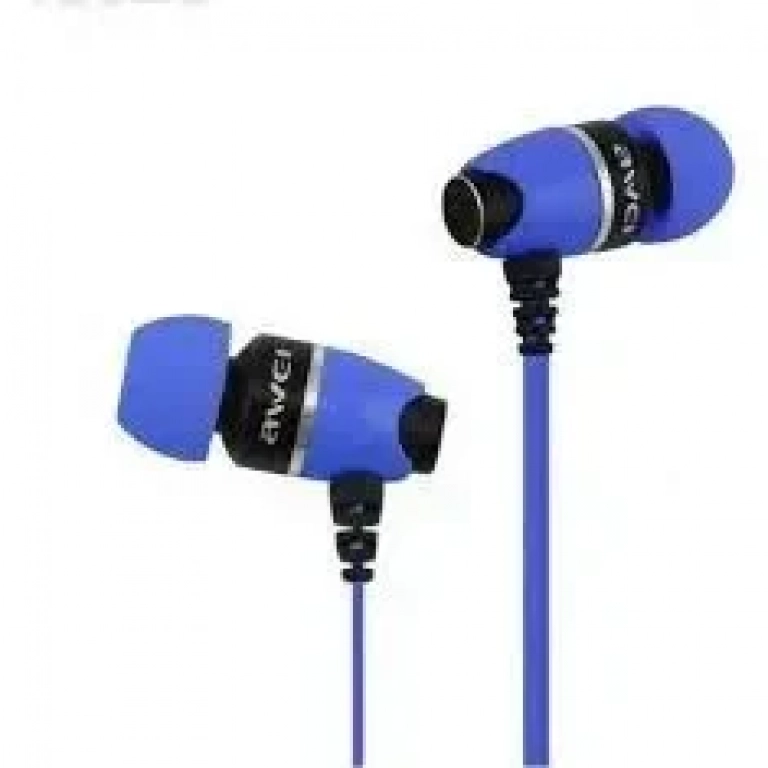 Ακουστικά-Handsfree AWEI S88Hi 3.5MM Με Μικρόφωνο, σε μπλε χρώμα