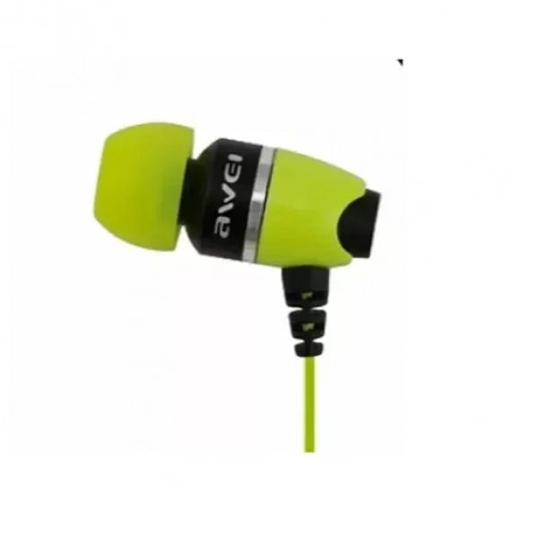 Ακουστικά-Handsfree AWEI S88Hi 3.5MM Με Μικρόφωνο, σε λαχανί χρώμα