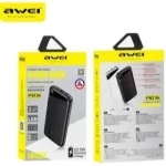 Power Bank Awei P77K Φορητός Φορτιστής High Capacity 12000mAh, σε λευκό χρώμα