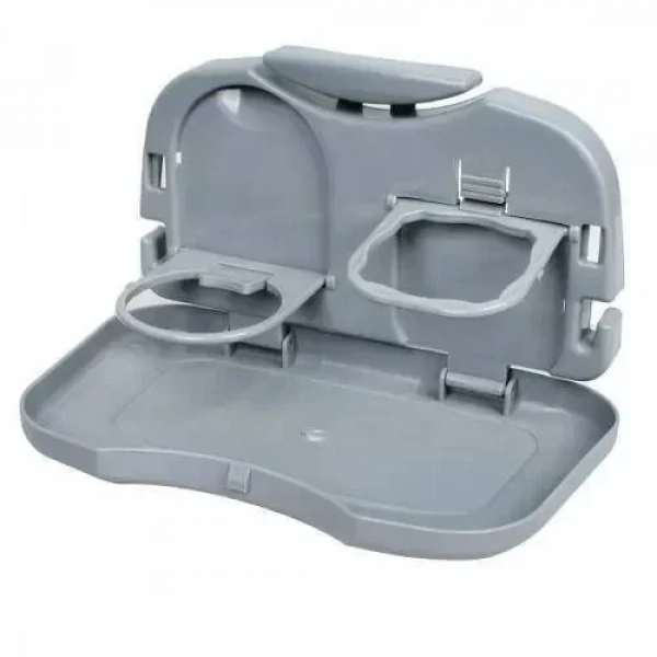 TRAVEL DINING TRAY TDT-1525 Αναδιπλούμενο Τραπεζάκι Αυτοκινήτου Σε γκρι χρώμα