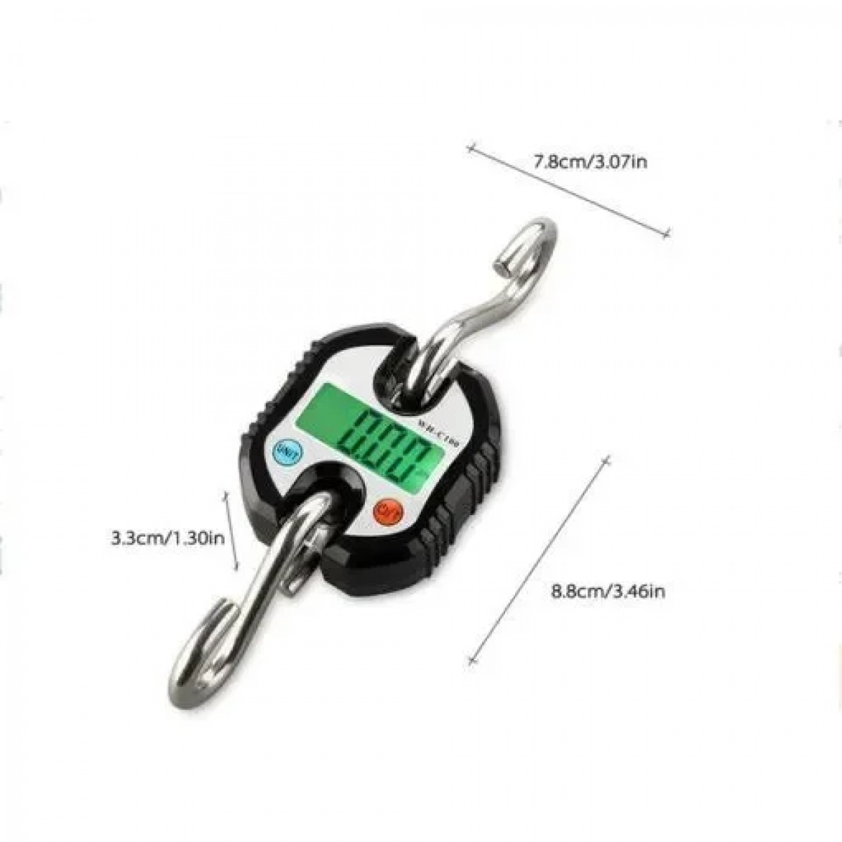 Κρεμαστή Επαγγελματική Ζυγαριά 100KG WH-C100, σε μαύρο χρώμα