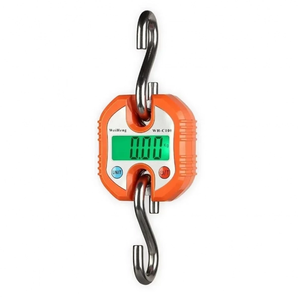 Κρεμαστή Επαγγελματική Ζυγαριά 100KG WH-C100, σε πορτοκαλί χρώμα