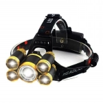 Επαναφορτιζόμενος φακός κεφαλής Must Hunt 5 Led T6
