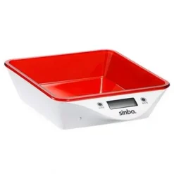 Ζυγαριά Κουζίνας Επαγγελματική Ψηφιακή Sinbo sks-4520 5kg, σε κόκκινο χρώμα