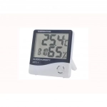 Ρολόι Ξυπνητήρι Θερμόμετρο και Μετρητής Υγρασίας 3 σε 1 με μεγάλη οθόνη και λειτουργία μνήμης, HTC-1