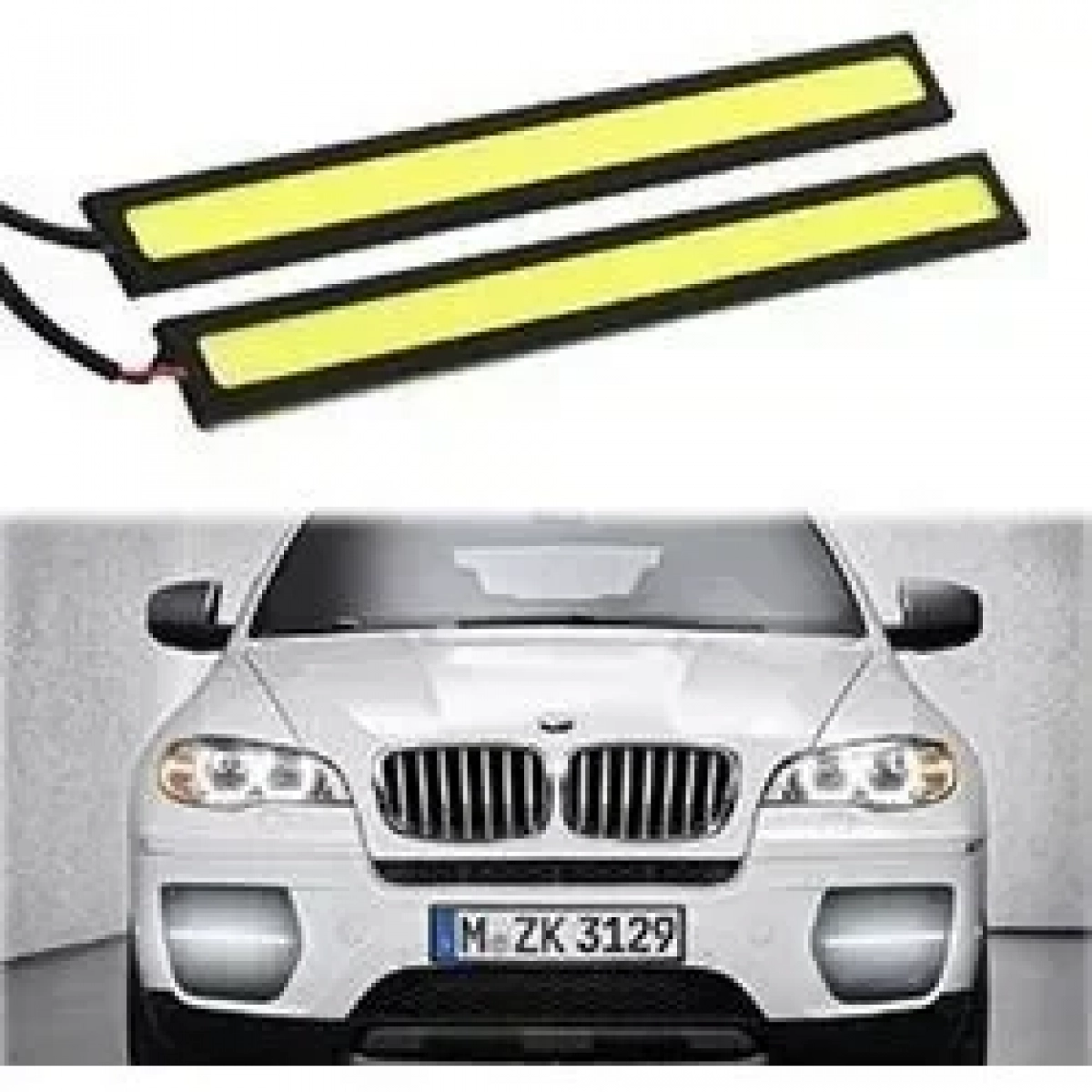 Φώτα Ημέρας Αυτοκινήτου Slim High Power 12W COB LED Daytime Running Lights