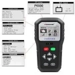 Ψηφιακό διαγνωστικό αυτοκινήτων OBDII/EOBD Konnwei KW818, σε μαύρο χρώμα