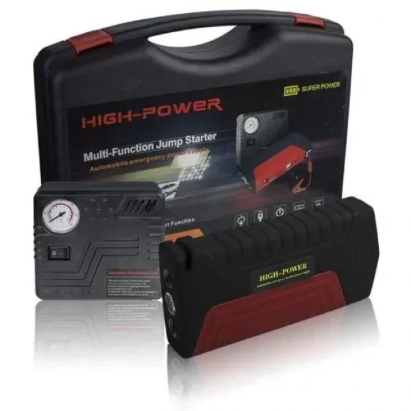TM-15 Multi-Function Jump Starter 12V 68800mAh Εκκινητής Μπαταρίας & Αεροκομπρέσορ Αυτοκινήτου