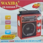 Επαναφορτιζόμενο Ραδιόφωνο - MULTIMEDIA PLAYER SPEAKER 8W - ΦΑΚΟΣ LED 150LM - WAXIBA 922UAR-T, σε μαύρο χρώμα